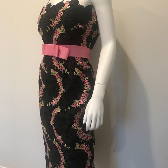 Matilde Cano black appliqu pink belt cocktail dress New 42 is available  for purchase on au PAY Market - Imported Goods Online Store Co.Ltd. | au  PAY Market - Online Shopping Site